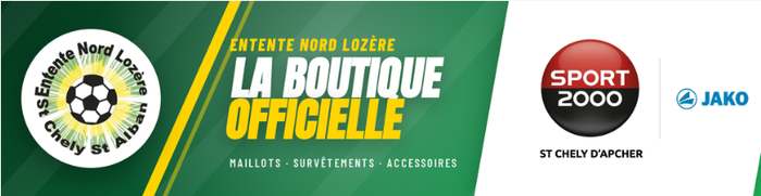 Entente Nord Lozère — la boutique officielle : maillots, survêtements, accessoires